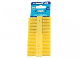 Rawlplug   68 500 Uno Plugs Yellow  (Card 96) £3.19